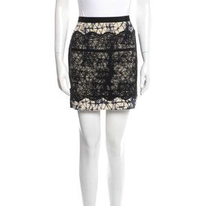 Gryphon Tie Dye Lace Silk Mini Skirt